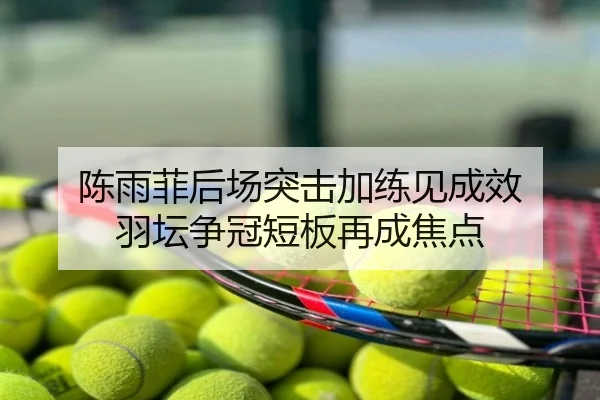 陈雨菲后场突击加练见成效 羽坛争冠短板再成焦点